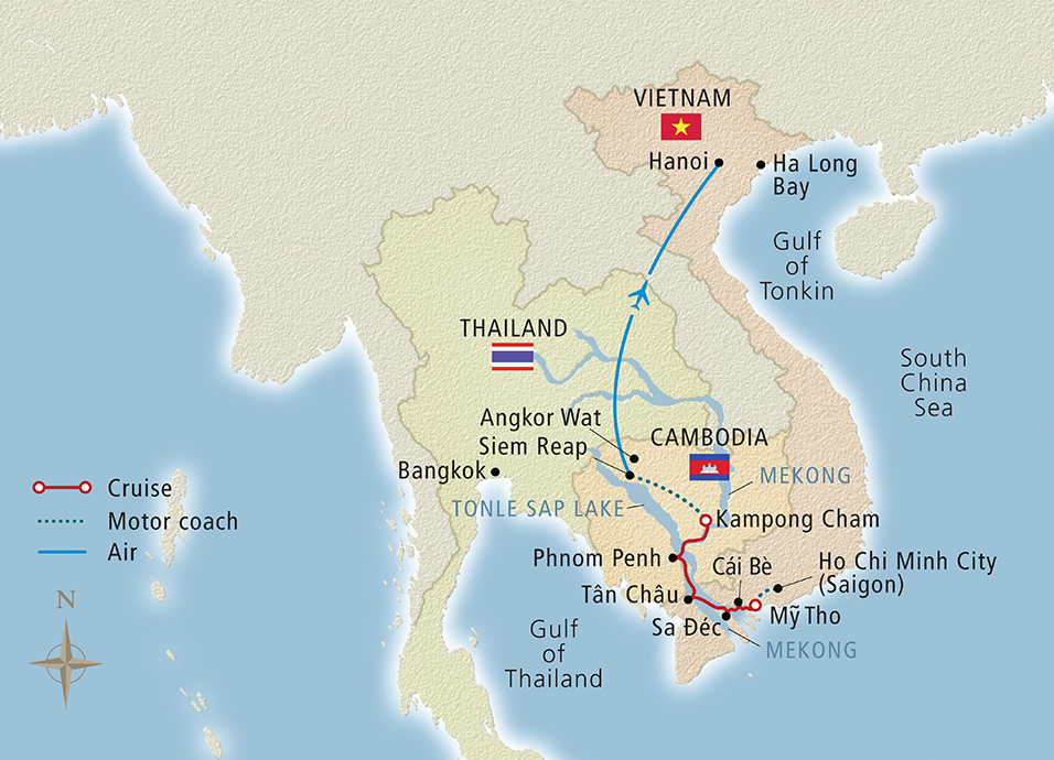 Magnificent Mekong Map