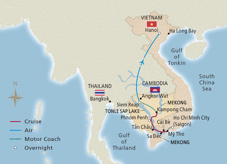 Magnificent Mekong Map