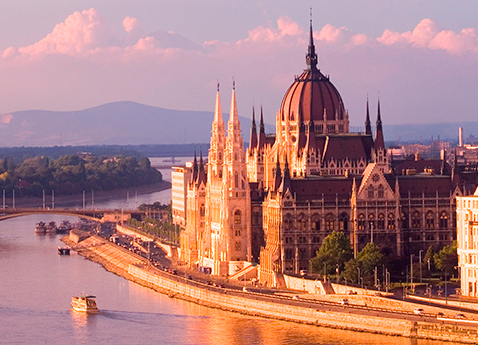 Danube River Cruises: View of Budapest Parliament