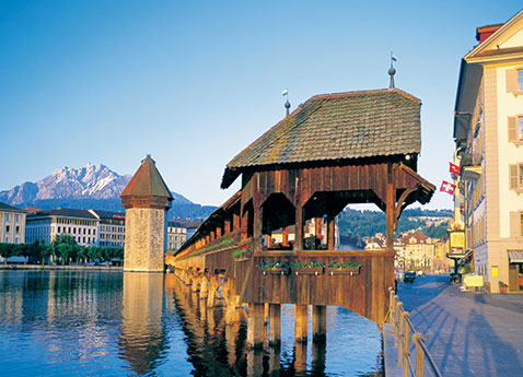 Chapel Bridge - Lucerne, Switzerland