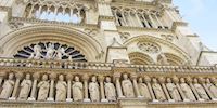 Facade of Notre-Dame Cathedral, Paris